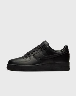 Nike: Чёрные кроссовки  Air Force 1