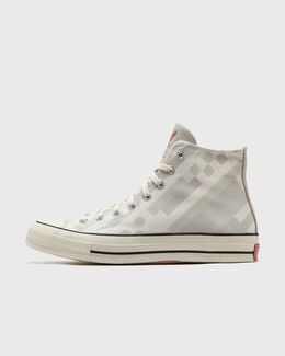 Converse: Серебристые кроссовки  Chuck 70