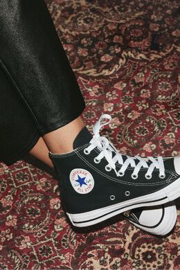 Converse: Чёрные кеды  Chuck Taylor All Star