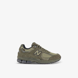 New Balance: Зелёные кроссовки 