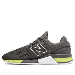New Balance: Серые кроссовки 