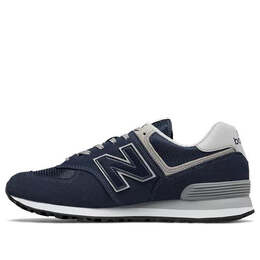 New Balance: Синие кроссовки  574