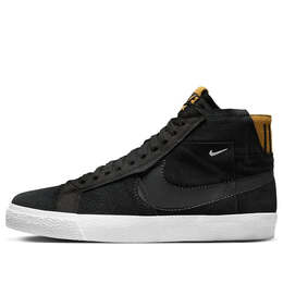 Nike: Чёрные кроссовки  SB Zoom Blazer Mid