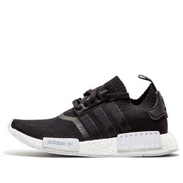 Adidas: Чёрные кроссовки  NMD_R1 Primeknit