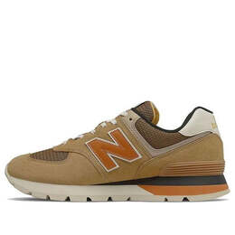 New Balance: Жёлтые кроссовки  574