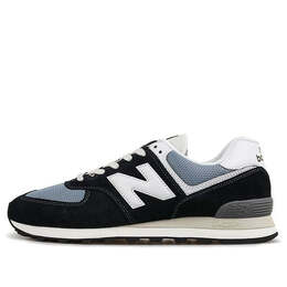 New Balance: Серые кроссовки  574