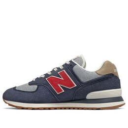 New Balance: Синие кроссовки  574