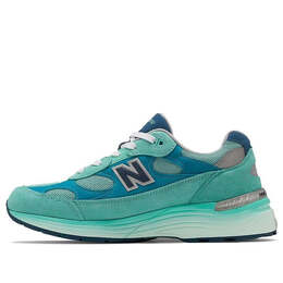 New Balance: Зелёные кроссовки  992