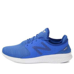 New Balance: Синие кроссовки 