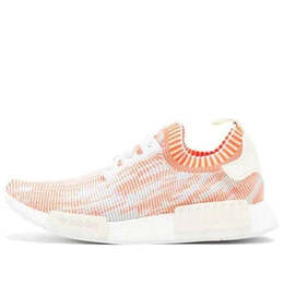 Adidas: Белые кроссовки  NMD_R1 Primeknit