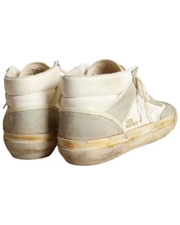 Golden Goose: Белые кроссовки  Mid Star