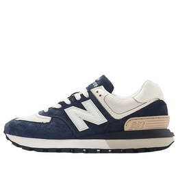 New Balance: Синие кроссовки  574