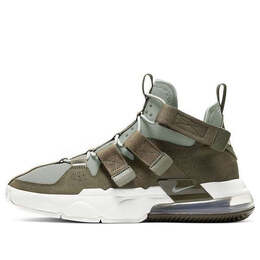 Nike: Зелёные кроссовки  Air