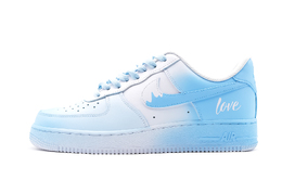 Nike: Голубые кроссовки  Air Force 1