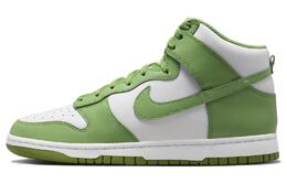 Nike: Зелёные кроссовки  Dunk High