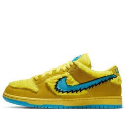 Nike: Жёлтые кроссовки  SB Dunk Low