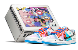Nike: Голубые кроссовки  Dunk