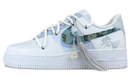 Nike: Голубые кроссовки  Air Force 1