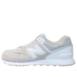 New Balance: Серые кроссовки  574