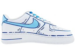 Nike: Белые кроссовки  Air Force 1