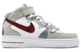 Nike: Серые кроссовки  Air Force 1