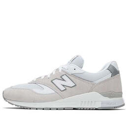 New Balance: Белые кроссовки 