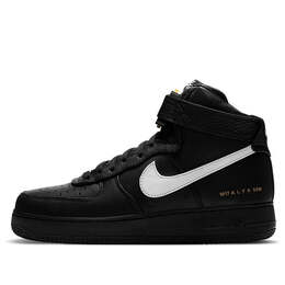 Nike: Чёрные кроссовки  Air Force 1