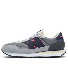 New Balance: Серые кроссовки  237