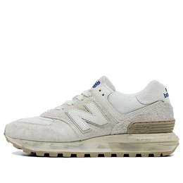 New Balance: Синие кроссовки  574