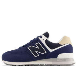 New Balance: Синие кроссовки  574