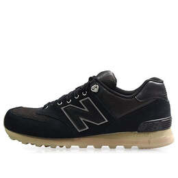 New Balance: Чёрные кроссовки  574