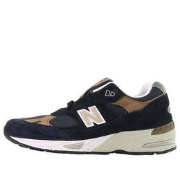 New Balance: Синие кроссовки  991