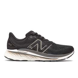 New Balance: Чёрные кроссовки 