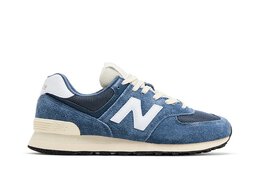 New Balance: Фиолетовые кроссовки  574