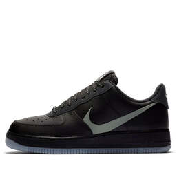 Nike: Чёрные кроссовки  Air Force 1