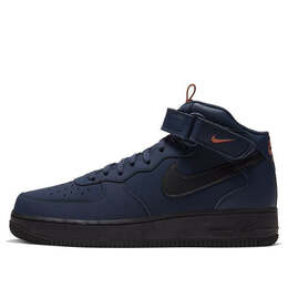 Nike: Синие кроссовки  Air Force 1