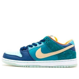 Nike: Синие кроссовки  Dunk Low Premium