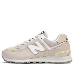 New Balance: Белые кроссовки  574