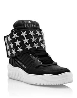 Philipp Plein: Чёрные кроссовки  Thunder