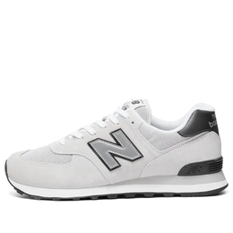 New Balance: Белые кроссовки  574