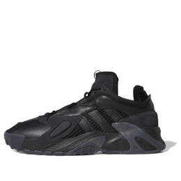 Adidas: Чёрные кроссовки 