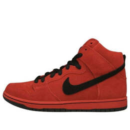 Nike: Красные кроссовки  SB Dunk High Pro