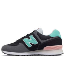 New Balance: Чёрные кроссовки  574