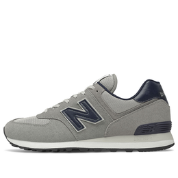 New Balance: Серые кроссовки  574