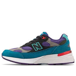 New Balance: Фиолетовые кроссовки  992