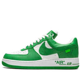 Nike: Зелёные кроссовки  Air Force 1