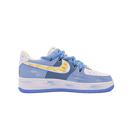 Nike: Синие кроссовки  Air Force 1