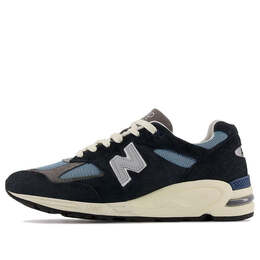 New Balance: Синие кроссовки 