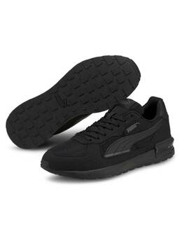 PUMA: Чёрные кроссовки 
