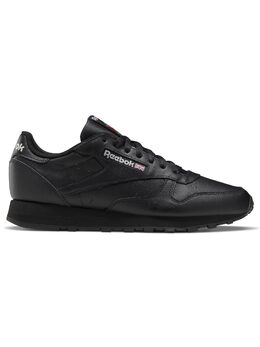 Reebok: Чёрные кроссовки  Classic Leather